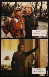 9p193 ANOTHER WOMAN 6 French LCs '88 directed by Woody Allen, Gena Rowlands & Gene Hackman!