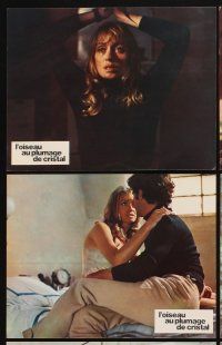 9p137 BIRD WITH THE CRYSTAL PLUMAGE 9 style B French LCs '71 Dario Argento, sexy Suzy Kendall!