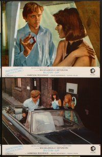 9p195 BLOW-UP 6 set 1 French LCs '67 Antonioni, Vanessa Redgrave, David Hemmings w/camera!