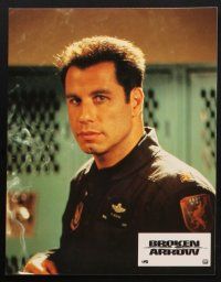 9p157 BROKEN ARROW 8 French LCs '96 John Travolta, Christian Slater, directed by John Woo!