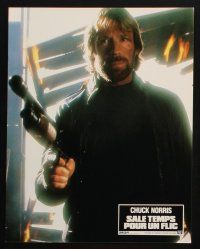 9p122 CODE OF SILENCE 10 French LCs '85 Chuck Norris is a good cop having a very bad day!