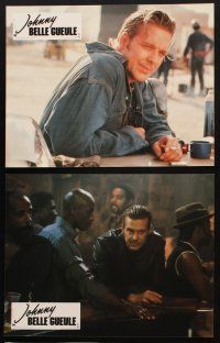 9p166 JOHNNY HANDSOME 8 French LCs '89 directed by Walter Hill, Mickey Rourke, Ellen Barkin!