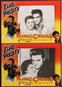 9p190 KING CREOLE 7 French LCs R78 directed by Michael Curtiz, great images of Elvis Presley!
