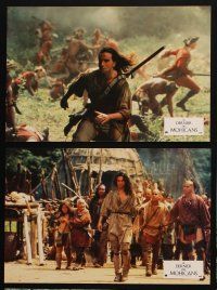 9p108 LAST OF THE MOHICANS 12 French LCs '92 Native American Indian Daniel Day Lewis!