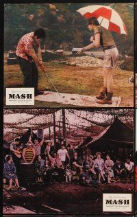 9p143 MASH 9 set 2 French LCs '70 Elliott Gould, Korean War classic directed by Robert Altman!