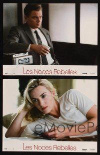 9p214 REVOLUTIONARY ROAD 4 French LCs '08 romantic images of Leonardo DiCaprio & Kate Winslet!