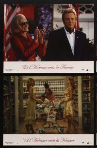 9p182 STEPFORD WIVES 8 French LCs '04 Bette Midler, Glenn Close, Broderick, sexy Nicole Kidman!