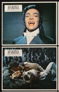 9p116 TWINS OF EVIL 12 French LCs '72 Peter Cushing, sexy vampires Madeleine & Mary Collinson!
