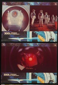 9p307 2001: A SPACE ODYSSEY 16 German LCs R70s Stanley Kubrick, Keir Dullea, Gary Lockwell!