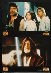 9p352 STAR WARS TRILOGY 8 German LCs '97 George Lucas, Empire Strikes Back, Return of the Jedi!