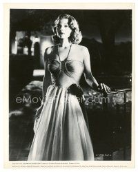 9r037 AFFAIR IN TRINIDAD 8x10 still '52 full-length Rita Hayworth in sexy low-cut dress!