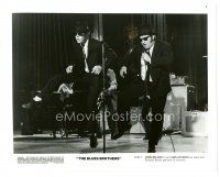 9r116 BLUES BROTHERS 8x10 still '80 best image of John Belushi & Dan Aykroyd performing on stage!