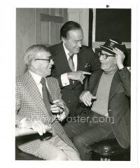 9r117 BOB HOPE TV 7.5x9.25 still '76 making Joys with living legends George Burns & Groucho Marx!