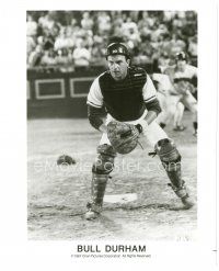 9r135 BULL DURHAM 8x10 still '88 minor league baseball catcher Kevin Costner at home plate!