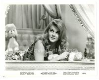 9r136 BUS RILEY'S BACK IN TOWN 8x10 still '65 close up of sexy Ann-Margret with stuffed animals!