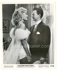 9r137 BUSTER KEATON STORY 8x10 still '57 Donald O'Connor as The Great Stoneface, Rhonda Fleming