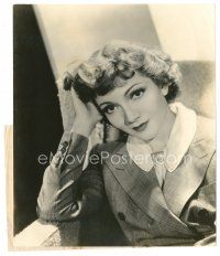 9r164 CLAUDETTE COLBERT 7.5x9 still '42 signed to star in China Sky, but she dropped out!