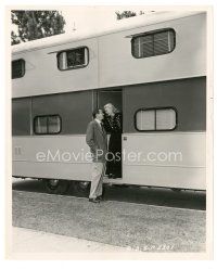 9r290 GINGER ROGERS 8x10 still '40s standing in her massive trailer & smiling by Cronenweth!