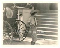 9r340 HULA 8x10 still '27 full-length Clara Bow wearing straw hat & pants in Hawaii!