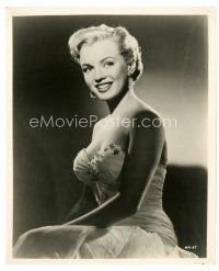 9r007 MARILYN MONROE 8x10 still '51 great seated smiling image in sexy gown, As Young As You Feel!
