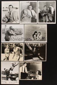 9s050 LOT OF 9 JAMES BOND REPRO 8X10s '00s great images of Sean Connery & sexy co-stars!