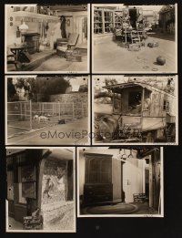 9s034 LOT OF 18 SET REFERENCE PHOTOS FOR LASSIE COME HOME '43 cool images of set designs!