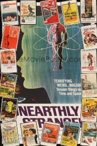 9s003 LOT OF 39 FOLDED ONE-SHEETS '53 - '67 Unearthly Stranger, Harlow, Girl of the Night + more!