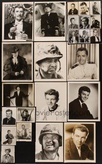 9s041 LOT OF 26 8X10 MALE PORTRAIT STILLS '30s-70s great close images of actors!