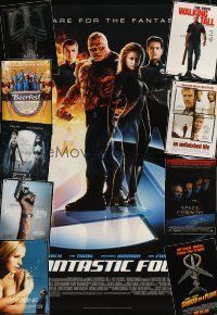 9s067 LOT OF 34 UNFOLDED DOUBLE-SIDED ONE-SHEETS '97 - '06 Fantastic Four, Space Cowboys & more!
