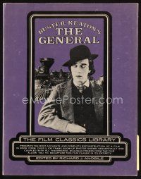 9s236 BUSTER KEATON'S THE GENERAL first edition softcover book '75 recreating it in images & words!