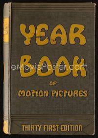 9s215 FILM DAILY YEARBOOK OF MOTION PICTURES 31st edition hardcover book '49 loaded with info!