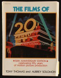 9s241 FILMS OF 20TH CENTURY FOX first edition softcover book '79 celebrating 50 years of movies!