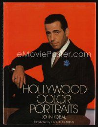 9s218 HOLLYWOOD COLOR PORTRAITS first edition hardcover book '81 full-page full-color images!