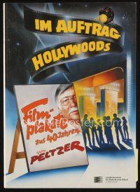 9s244 IM AUFTRAG HOLLYWOODS German softcover book '95 Lutz Peltzer movie posters over 40 years!