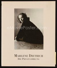 9s253 MARLENE DIETRICH: DIE PRIVATSAMMLUNG 1st edition German softcover book '93 photos of the star!