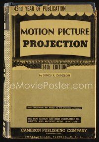 9s224 MOTION PICTURE PROJECTION & SOUND PICTURES 14th edition hardcover book '59 technical info!