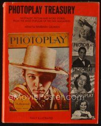 9s228 PHOTOPLAY TREASURY first edition hardcover book '72 loaded with cool illustrated articles!
