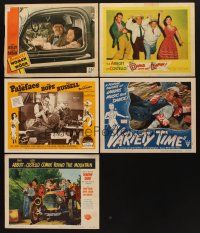 9s011 LOT OF 5 MISCELLANEOUS COMEDY LOBBY CARDS '40s-50s Abbott & Costello, Jane Russell & more!