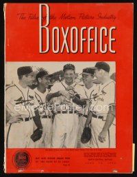 9s191 BOX OFFICE exhibitor magazine Jun 14, 1952 Greatest Show on Earth, great King Kong re-release