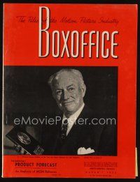 9s185 BOX OFFICE exhibitor magazine March 1, 1952 wonderful 2 volume set with special MGM section!