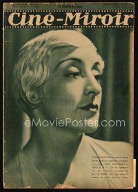 9s143 CINE-MIROIR French magazine October 20, 1933 pretty Francoise Rosay, Colbert & March!