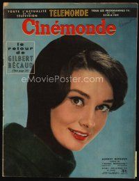9s145 CINEMONDE French magazine February 26, 1959 beautiful Audrey Hepburn in Green Mansions!