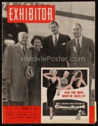 9s203 EXHIBITOR exhibitor magazine November 18, 1953 filled with 3-D stuff + Marilyn in Scope!