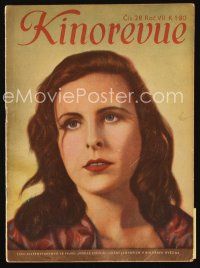 9s128 KINOREVUE Czech magazine February 26, 1941 portrait of Leni Riefenstahl from The Blue Light!