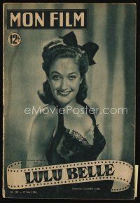 9s147 MON FILM French magazine May 17, 1950 sexy Dorothy Lamour in Lulu Belle!