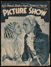 9s168 PICTURE SHOW English magazine April 14, 1934 Leslie Howard & Heather Angel in Berkeley Square