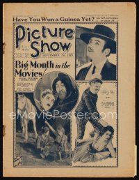 9s160 PICTURE SHOW English magazine Sept 5, 1925 Charlie Chaplin, W.C. Fields, Pickford, Fairbanks