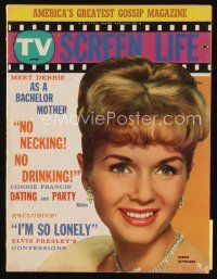 9s110 TV & SCREEN LIFE magazine August 1959 Debbie Reynolds, Elvis confesses he's so lonely!