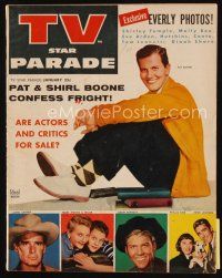 9s112 TV STAR PARADE magazine January 1958 Pat Boone, James Garner, early photos of Shirley Temple!