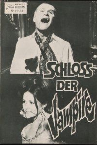 9s278 HOUSE OF DARK SHADOWS Austrian program '71 a bizarre act of unnatural lust, different images!